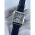(준비완료/특급배송)NO.2175/AF공장 산토스31MM 실버다이얼 블루악어가죽스트랩