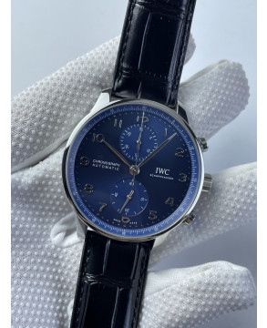 (준비완료/특급배송)NO.2253/ZF공장 V3 IWC IW3716 포루트기저 블루다이얼 가죽