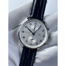 (준비완료/특급배송)NO.2312/ ZF공장 V3 IWC IW3716 포루트기저 화이트다이얼 블루핸즈 가죽