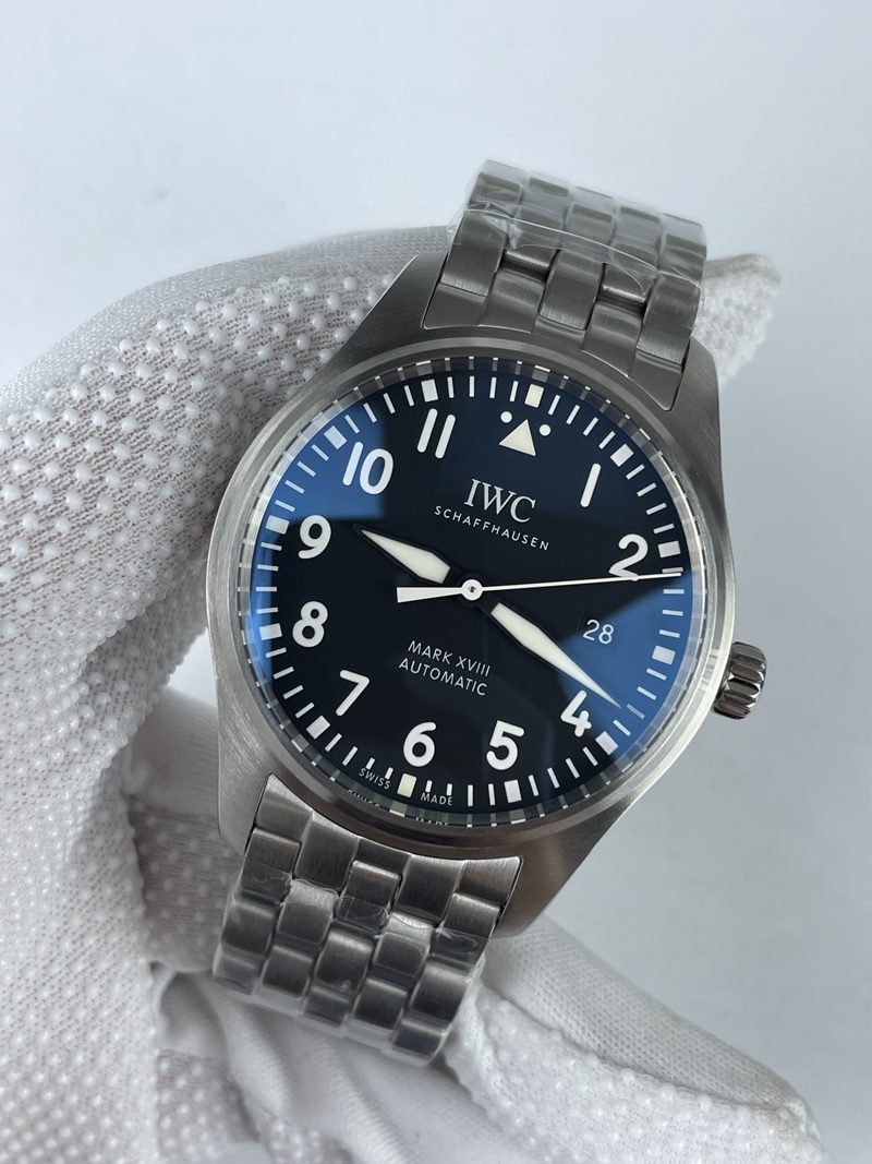 (준비완료/특급배송)NO.2380/V7공장 IWC 파일럿 마크18 블랙다이얼