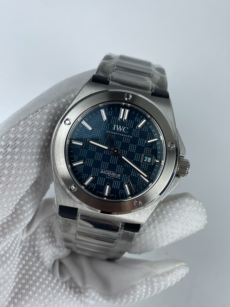 (준비완료/특급배송)NO.2385/V7공장 IWC 인제니어 블루다이얼 브레이슬릿