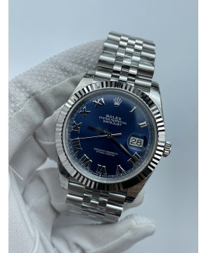 (준비완료/특급배송)NO.3448/ VS공장 롤렉스 DateJust 41 126334 904L SS VSF 1:1 Best Edition Blue Roman Dial on Jubilee Bracelet VS3235