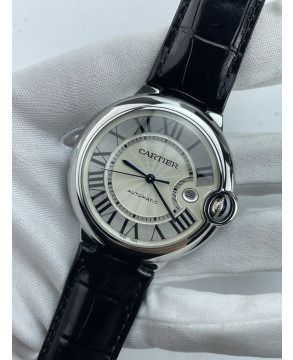 (준비완료/특급배송)NO.3684/AF공장 발롱블루 42MM 화이트다이얼 가죽 오토매틱